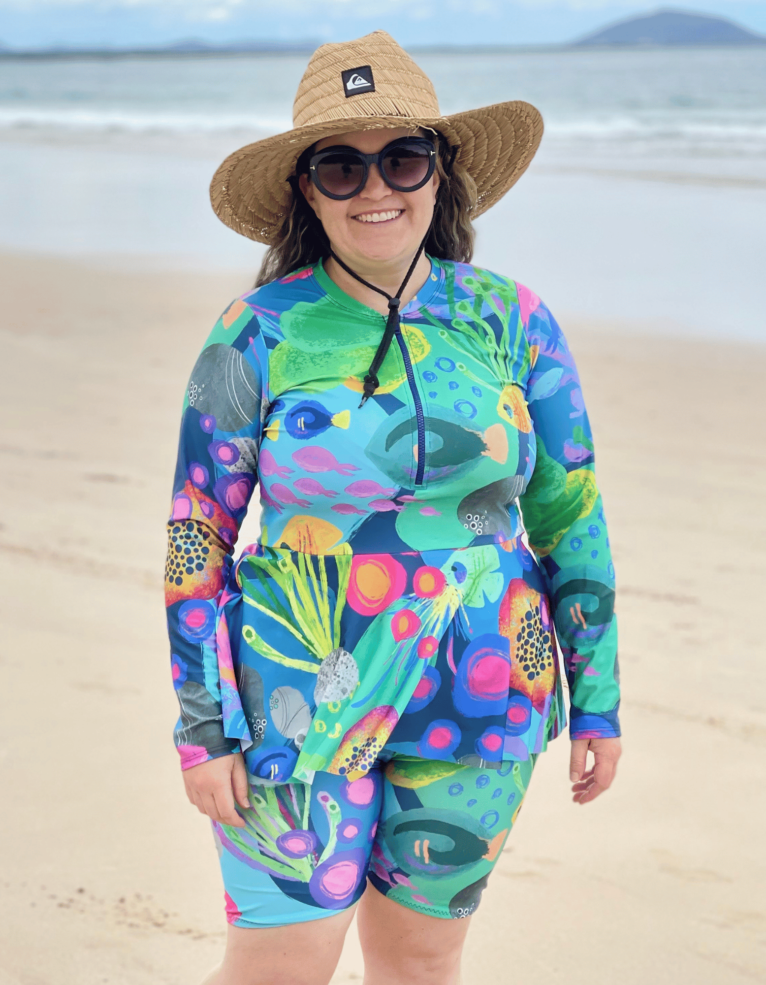 Reef Women's Long Sleeve Curvy Rashie