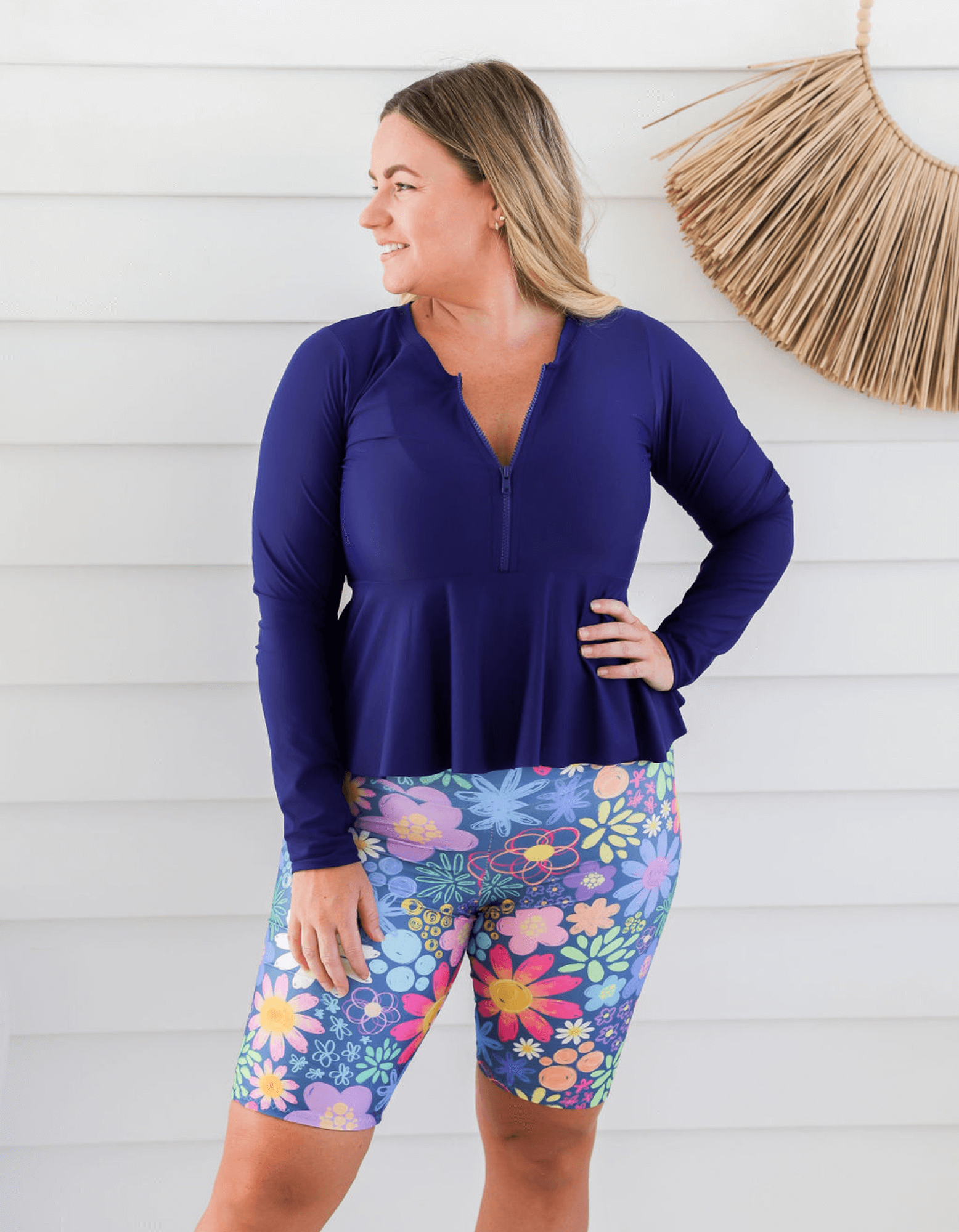 Bike Shorts Rainbow Shorts Plus Size Women's Plus Size Swim