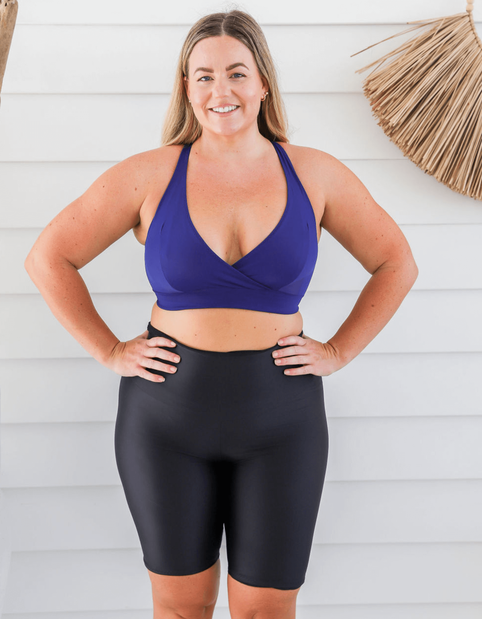 Ladies plus 2025 size swim shorts