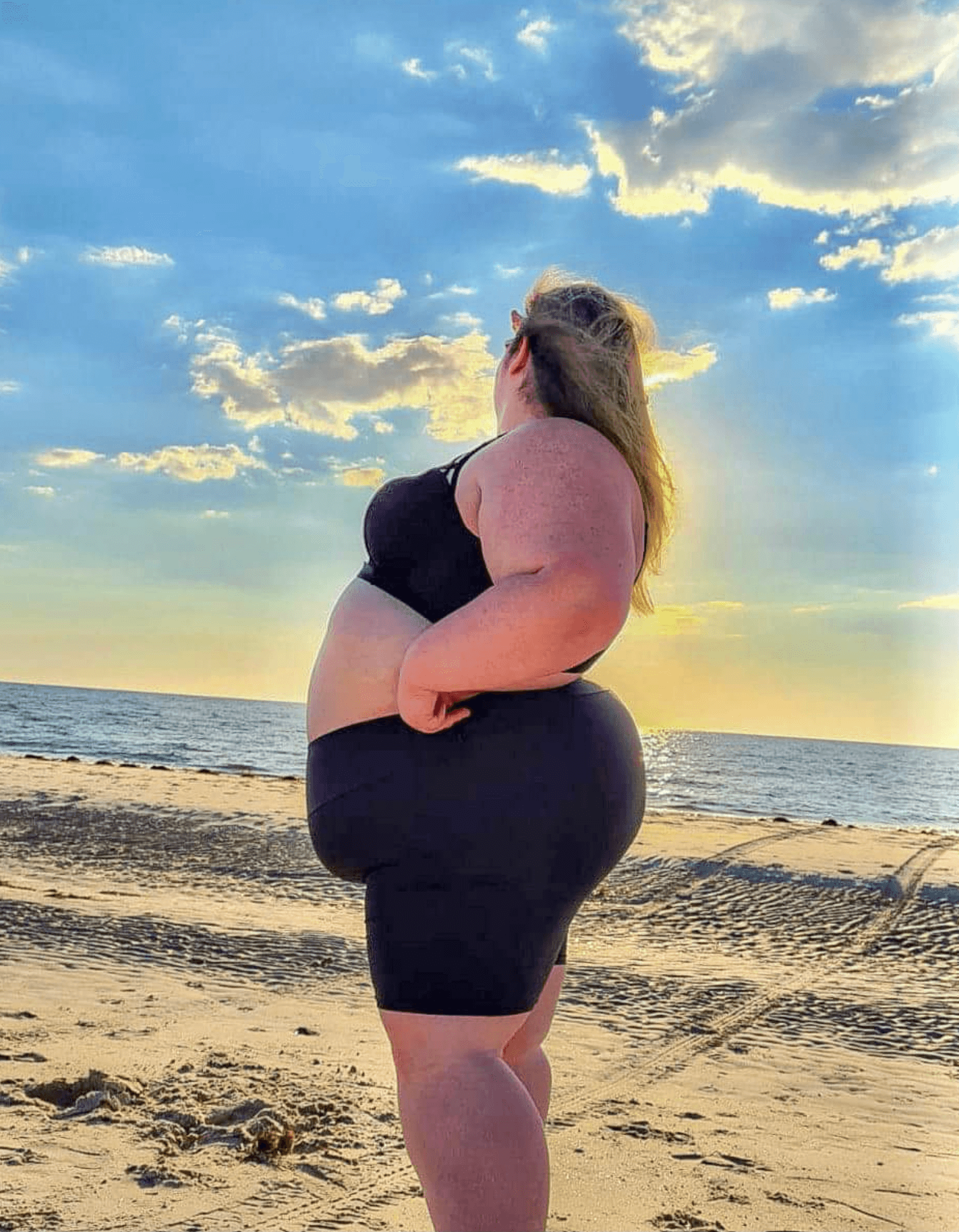 One Piece Swimsuit Plus Size Swimsuit With Bike Shorts Curvy Plus